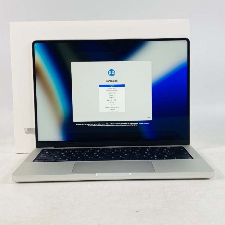 MacBook Pro Touch ID 14インチ (Late 2021) Apple M1 Pro 8コア/16GB/SSD 512GB シルバー  MKGR3J/A - Mac買取ネット